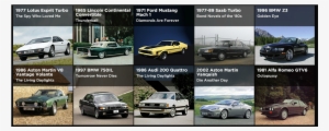 Bond Cars - All James Bond Cars