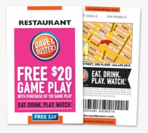 Dave Busters - Dave & Busters Egift Card (email Delivery)