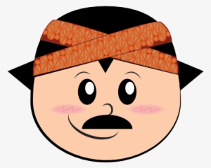 Funny Man Cartoon Face Messages Sticker-0 - Cartoon