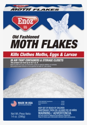 Enoz Old Fashion Moth Flakes - Enoz 32 Oz. Naphthalene Moth Control Balls (1-box)