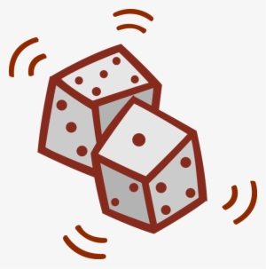 Vector Illustration Of Dice Used In Pairs In Casino