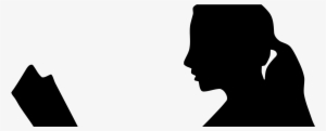 Reading Silhouette Png - Silhouette Person Sitting Free