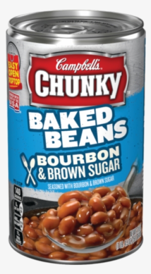 Baked Beans With Bourbon & Brown Sugar - Campbell's Chunky Original Baked Beans - 20.5 Oz Can