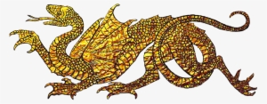 Cool Gold Dragons - Japanese Gold Dragon Png