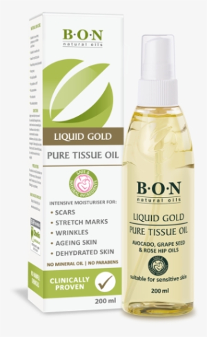 Bon Liquid Gold Pure 100ml - B.o.n Liquid Gold Tissue Oil 100ml