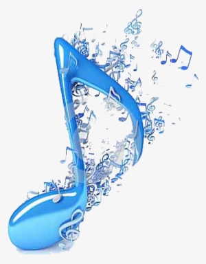 Music Notes Blue Png