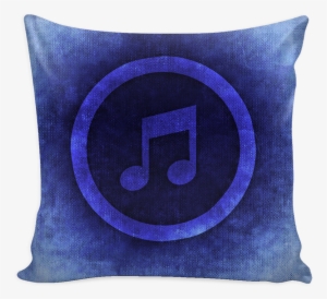 Music Note With Color - Pillow