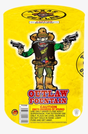 Outlaw Fountain - Texas Outlaw Fireworks