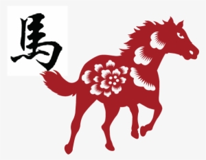 Cavalo - Horse Chinese Zodiac Character Canvas Print, Custom
