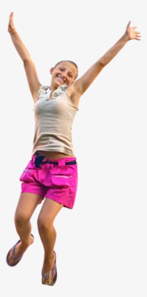 Makespace Arts Girl Jumping - Art