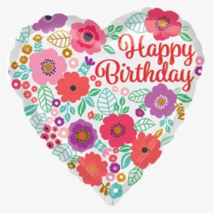 Happy Birthday Balloons Print