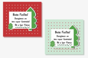 Etiquetas Para Presente De Natal Quadradas - Greeting Card