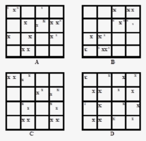 Posibles Distribuciones De Puntos En Un Embaldosado - Number