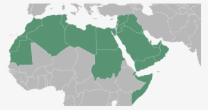 Arab World - Blank Map Of Arab World - 1200x609 PNG Download - PNGkit