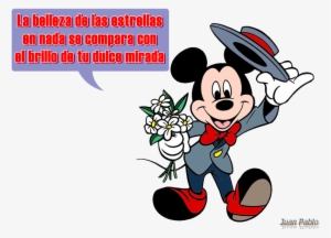 Frase Fondo Transparente - Mickey Mouse