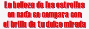 "la Belleza De Las Estrellas En Nada Se Compara - Fries With That?