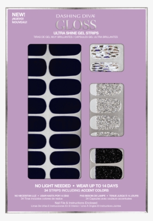 Dashing Diva Dashing Diva Ultra Shine Gel Strips Blueberry - Eye Shadow