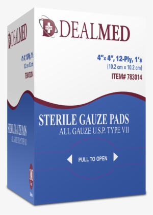 Gauze Pads, Sterile 1's, 4" X 4\