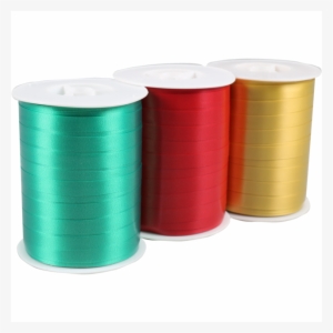 Lovly® Ribbon, 10mm, 250m, Red/gold/green - Lovly Lint 10mm