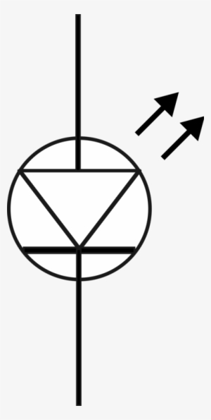 Light-emitting Diode Electronic Symbol Laser Diode - Symbol Of An Led