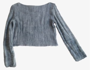 Halo Labels Gauze Long Sleeve Top Grey - Top