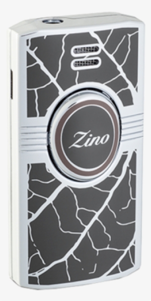 Zino Graphic Leaf Jet Flame Lighter - Zino Graphic Leaf Lighter Brown