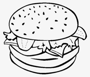 Hamburguesa Dibujo Png - Hamburger Clip Art