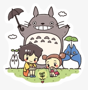 My Neighbor Totoro Anime Sticker - Dibujos De Mi Vecino Totoro