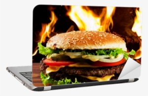 Vinilo Para Portátil Hamburguesa - Hamburger