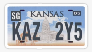 Supernatural Impala License Plate Supernatural - Supernatural License Plate Drawings