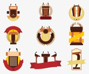 Free Lectern Emblems Vector - Emblem
