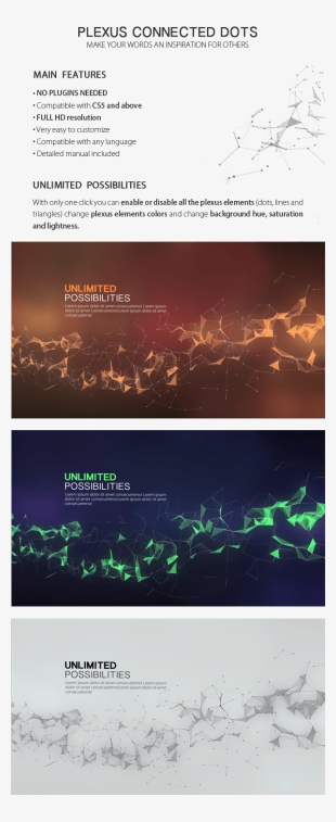 Plexus Connected Dots Is A Title Sequence With Connected - Diagram