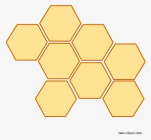 Beehive Close Up Clip Art Image Free - Chemical Backgrounds For Ppt