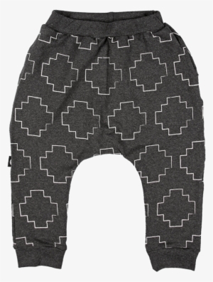 Stairs Grey Harem Pants - Woolen