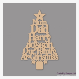 Our Family At Christmas Tree