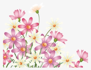 5 - Corner Flower Borders Png