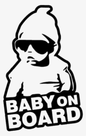 Baby On Board With Sun Glasses - Baby On Board