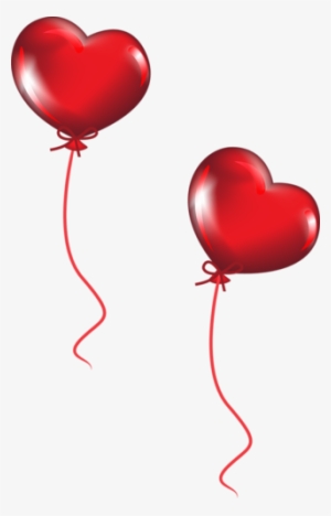 Globos, Corazones, Regalos, Globos De Corazones, Vino - Flying Red Heart Balloon Clipart