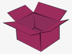 Pink Box Clipart - Green Cardboard Box Clipart