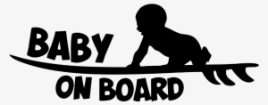Picture - Baby In Car Surf Stickers