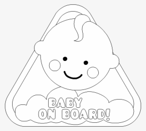 Baby On Board Coloring Page
