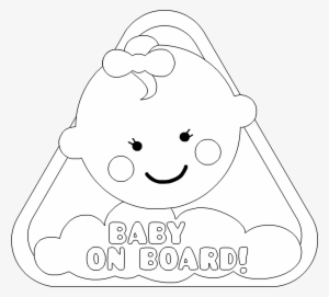 Baby On Board Coloring Page