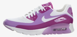 Mujeres Nike Air Max 90 Ultra Br Blanco / Fucsia Destello-fucsia - Shoe