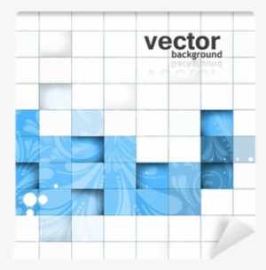 Abstract Shine Floral Mosaic Blue Colorful Background - Background Azul Cuadrados