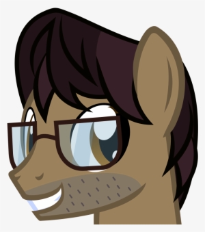 The Smiling Pony, Beard, Bust, Derpibooru, Derpibooru - Designer Stubble