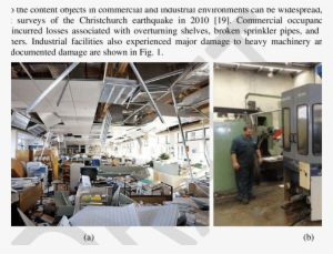 Examples Of Damage To Building Contents: A) Commercial - University Of Canterbury Earthquake