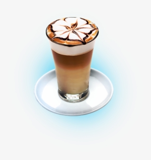 Layered Lattes With Latte Art - Coffee