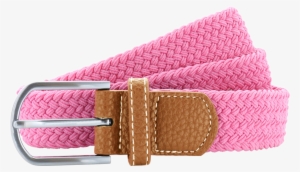 Pink Carnation Asquith & Fox Braid Stretch Belt