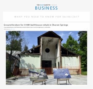 A Groundbreaking Was Held Wednesday At Imperial Bath - Roof