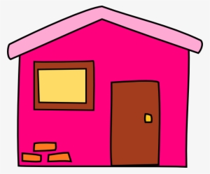 Pink House House Clip Art